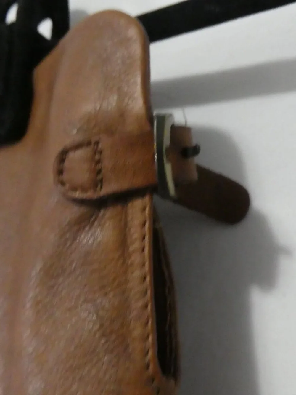 ALDO Brown Leather Knee High Riding Boots Back Buckles - Size 5 - Picture 12 of 16